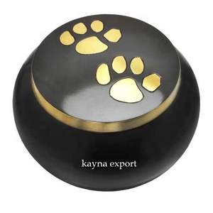 Nouveau design moderne odyssée urne pour animaux de compagnie avec émail couleur rouge finition brillante vente chaude métal odyssée urnes pour animaux de compagnie fournitures funéraires - Product Image 4