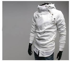 Sudaderas con capucha ajustadas de hombre personalizadas al por mayor tejido de punto anticontracción - Product Image 5