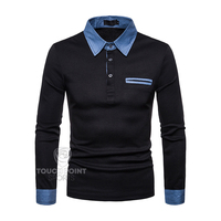Erkek Düz Renk Şık Slim Fit Büyük Beden Kısa Kollu Günlük Polo Yaka Tişört Örme İşlemeli %100 Polyester Çevre Dostu