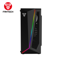 Harga Murah Kualitas Keren Pencahayaan RGB Baja Hitam Fantech CG71 Pc Case Tower