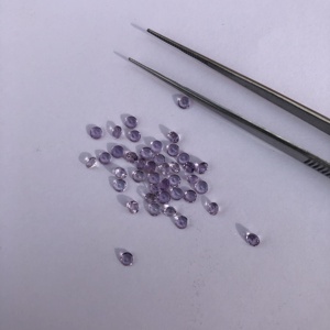 1mm Améthyste Naturelle à Facettes Coupe Ronde Pierres Précieuses Lâches Grossiste Boutique en ligne au Prix Usine Pierres pour la Sertissage de Bijoux Bagues - Product Image 1