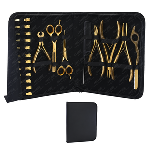 Keratin Bond Remover <b>Cutter</b> Hair Parting Styling Comb Micro Bead Hair Extension Tools Hair Cutting Scissors with Logo - Product Image 1