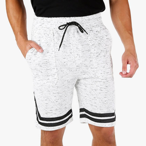 Nouveauté Short de gym pour hommes, short d'été décontracté en polaire avec bande - Product Image 1