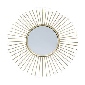 Best Selling Iron <b>Mirror</b> Art <b>Irregular</b> Circular Living Room Metal Frame Wall <b>Mirror</b> Decor Christmas Vintage Luxury Space Casual - Product Image 4