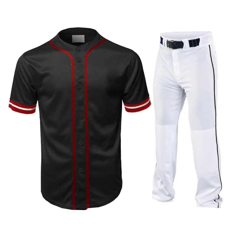 Uniformes de beisebol para homens, tecido de malha personalizado por atacado, profissional feito sob medida, seu próprio design, leve e de alta qualidade