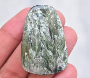 Cabochons en serapinite russe, pierre précieuse ample pour bijoux, vente en gros, Lot de pierres précieuses, vente en gros, - Product Image 4
