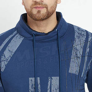Top Sale <b>Men's</b> <b>Hoodie</b> Custom Design with <b>Lined</b> Zipper Embroidered Over-sized <b>Fleece</b> Made in Pakistan High Quality - Product Image 5