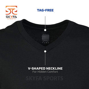 Slim Fit T Shirt Multi Colors Available Sportswear Men's Causal T-shirts Navy Men Wholesale Solid Color - Product Image 4