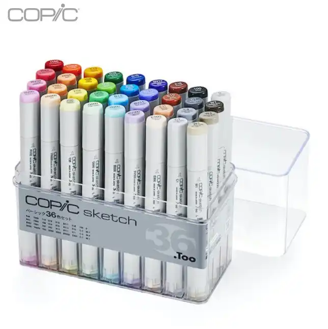 Professional Quality Alcohol-based Copic Color Marker Pen With