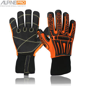 Gants de travail antidérapants en TPR personnalisés pour mécanicien Gants de sécurité avec fonction anti-impact en cuir synthétique pour outils à main - Product Image 4