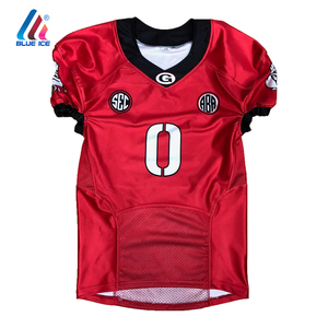 Camiseta de Fútbol Americano Personalizada al por Mayor para Adultos, de Alta Calidad, Unisex, de Poliéster/Algodón, Transpirable, Talla Grande, de Secado Rápido - Product Image 5