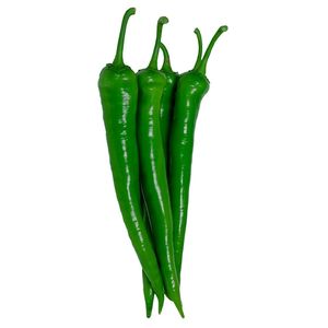 Fresh Frozen G4 Chile verde tamaño 4 cm a 6 cm embalaje en 200 gramos vacío PE bolsa X 24 bolsas, cartón - Product Image 1