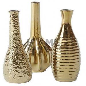 Tall Metal Events & Parties Wear Luxury Color Powder Coated Flower <b>Vase</b> Shiny <b>Gold</b> Metal Antique Decorative Flower <b>Vases</b> - Product Image 5