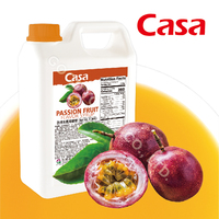 Goede Jonge Thee Casa Halal Certificering Passie Fruit Smaak Siroop Voor Boba Bubble Melk Thee Ingrediënten