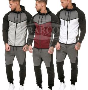 Chándal con Capucha de Forro Polar de Poliéster de Alta Calidad para Hombre, Talla XXL, de Secado Rápido, con Cierre de Cremallera, Logotipo Personalizado Impreso y Etiqueta en el Cuello - Product Image 6