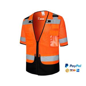 Half-Sleeved Reflective-Coat Custom Men Winter Hi-Vis Reflective-Outerwear Safety <b>Wear</b> <b>Work</b> <b>Wear</b> Safety Vest And Jackets - Product Image 2