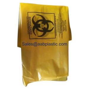 Bolsa de polietileno para residuos médicos y bolsas para residuos biológicos, bolsas de plástico para riesgos biológicos - Product Image 4