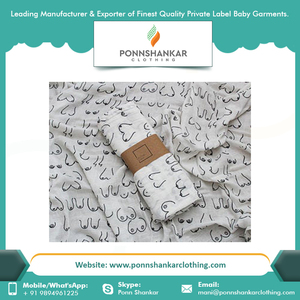 Newborn Receiving Blanket Baby Blanket Wrap Plain Soft Adjustable Swaddle Wrap - Product Image 4