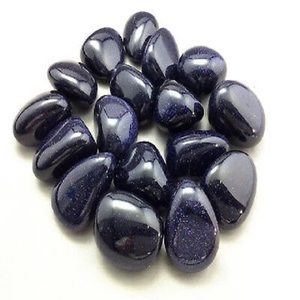 Pierre d'or bleue en gros, pierre de guérison naturelle, pierre précieuse bleue en pierre d'or pour reiki - Product Image 4