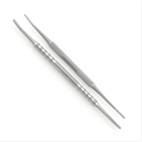 Lime à ongles incarnés professionnelle en acier inoxydable de qualité supérieure, double extrémité, instrument de beauté durable, outil de nettoyage des doigts
