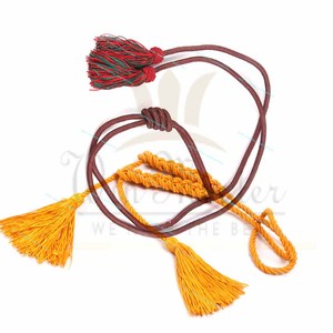 Pince en métal pour lanière tressée d'uniforme de cérémonie, longueur 30 ", cordon de sifflet - Product Image 2