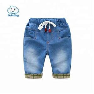 กางเกงขาสั้นผ้ายีนส์ขาสั้นระบายอากาศได้ดีสำหรับผู้หญิงจากบังคลาเทศฟอกสี - Product Image 3