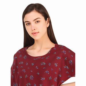 Ensemble d'été pour femmes, T-Shirts respirants à col rond, décontractés, vêtements de maison - Product Image 5