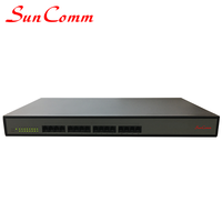 Gateway VoIP SC-016 de Alta Calidad con 16 Puertos (8FXO+8FXS), Soporte SIP Completo, Doble Cuenta SIP, LAN Inalámbrica y TCP/IP