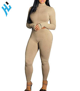 Kliou — sweat-shirt 2 pièces en tricot côtelé pour femmes, couleur unie, haut court + pantalon Long, survêtement, tenue Active, offre spéciale - Product Image 3