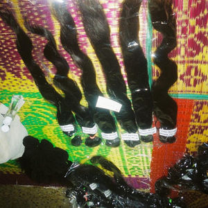 ผมต่อแบบเรมี่ไม่ผ่านกระบวนการผมมนุษย์แต่งหนังกำพร้าตรงจากอินเดีย - Product Image 1