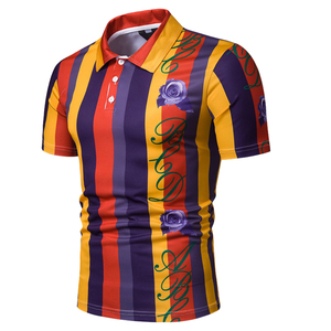 ระบายอากาศน้ำหนักเบาวัสดุระเหิดผู้ชายเสื้อโปโล - Product Image 3