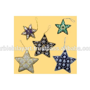 Handmade Embroidery Christmas <b>Tree</b> <b>Ornaments</b> - Product Image 1