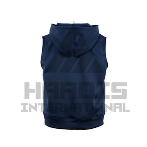 En gros, Débardeur à capuche sans manches pour hommes, uni, coupe musclée, pour le fitness et la gym, Haute qualité 2026 - Product Image 2