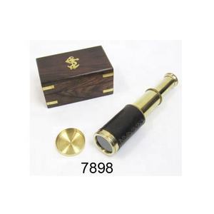 Vente chaude Royal Navy Full Brass Nautical Telescope 4.5 "Pouces à Vendre Antique Vintage Brass Telescope Prix de gros - Product Image 2