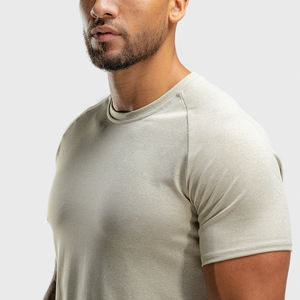 เสื้อยืดผู้ชายผ้าโพลีเอสเตอร์180แห้งเร็วระบายอากาศได้ดีชุดฝึกในยิมผ้าโพลีเอสเตอร์ทัศนวิสัยดี - Product Image 4