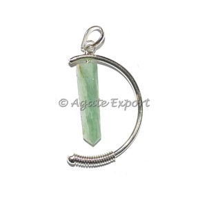Colgantes de jaula de lápiz de Aventurina verde - Product Image 2