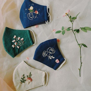 -LASTEST---BEAUTIFUL--NEW----DESIGNER ACCESSOIRES VISAGE AVEC BEAUTIFUL----HAND EMBROIDERY--2021... - Product Image 1