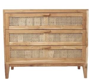 Armoire en rotin de couverture de canne en bois, tendance, pour Look de maison Vintage, nouvelle collection - Product Image 2