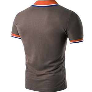 Vente en gros de t-shirts polo pour hommes 100% coton à séchage rapide coupe ajustée à manches courtes t-shirts décontractés grande taille OEM - Product Image 2