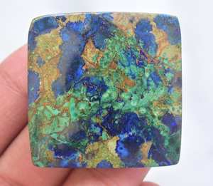 Gema suelta de azurita malaquita crisocola, lote al por mayor de cabujones de crisocola, malaquita rara - Product Image 5