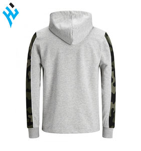 Sweat-shirt à capuche avec Logo personnalisé pour homme, vente en gros, 100% coton - Product Image 3