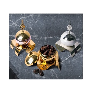 Juego de 2 platos de latón y acero inoxidable para servir, calentador de alimentos de tamaño personalizado hecho a mano, plato para servir a la venta - Product Image 2