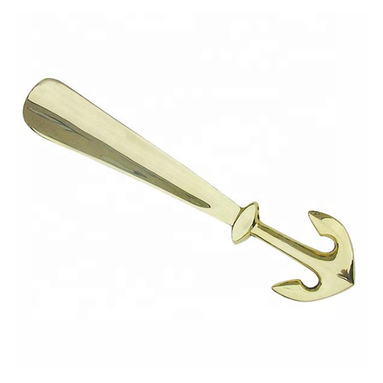 Anchor Design Shoehorn Made With Brass