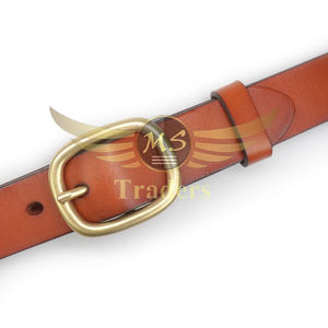 Hebilla Vintage para mujer logotipo personalizado impreso ropa informal cinturón de cuero para mujer nuevo producto 2023 cinturón de cuero de vaca 100% para mujer - Product Image 4