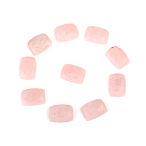 Ópalo Rosa Natural 3A, Cabujón Rectangular Grande, Parte Posterior Plana, Gema Calibrada, Venta al por Mayor, Ideal para Joyería - Product Image 1