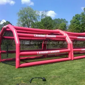 Factory wholesale inflatable baseball sport court baseball batting cage netting portable batting cage inflatable with logo