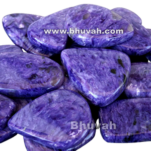 Cabujón ruso de piedras preciosas Charoite Stone - Product Image 2