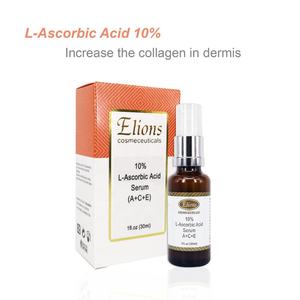 Sérum de soin de la peau anti-âge à la vitamine C 10% en marque propre, lotion à l'acide L-ascorbique, hydratant anti-rides, soin quotidien éclaircissant - Product Image 4