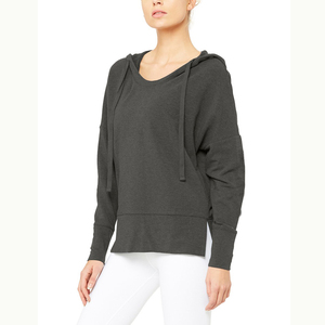 Yukari เสื้อกีฬามีฮู้ดสำหรับสตรีทแวร์มีฮู้ดของผู้หญิงสำหรับฤดูหนาวพิมพ์โลโก้ด้านหน้า - Product Image 2