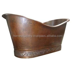 New Arrival Handmade Hammered Design Copper Bath Tub High Quality <b>Inflatable</b> Wholesale Price From Indian Manufacturers Exporters - Product Image 6